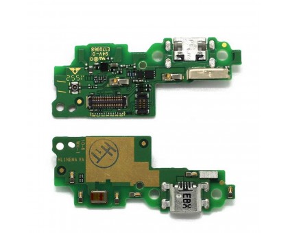 Шлейф Honor 5C/Honor 7 Lite с разъемом зарядки с микрофоном плата зарядки