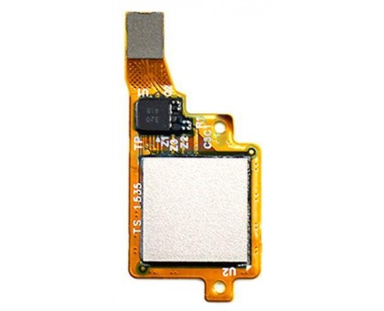 Шлейф Honor 5X/GR5 2016/Honor X5 с сканером отпечатка пальца золотистого цвета