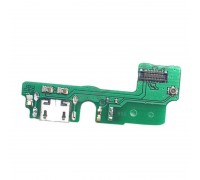 Шлейф Honor 6A с разъемом зарядки с микрофоном плата зарядки Micro USB