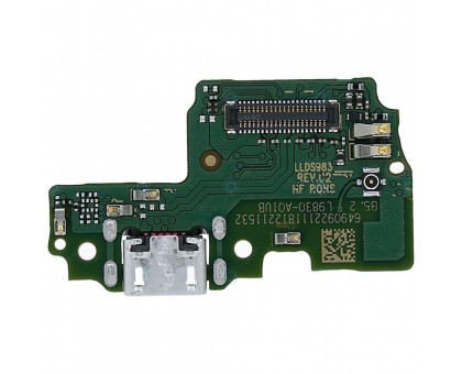 Шлейф Honor 6C/Nova Smart/Enjoy 6s с разъемом зарядки micro USB с микрофоном плата зарядки