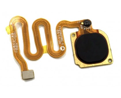 Шлейф Honor 6C Pro JMM-L22 с сканером отпечатка пальца черного цвета