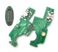 Шлейф Honor 6C Pro JMM-L22/V9 Play с разъемом зарядки с микрофоном плата зарядки оригинал