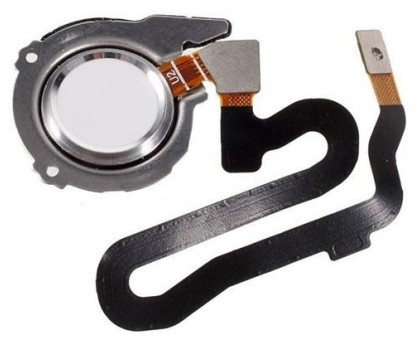 Шлейф Honor 8 с сканером отпечатка пальца белого цвета