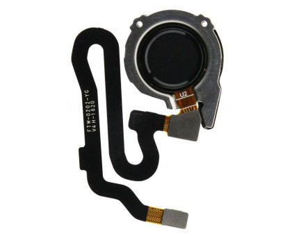 Шлейф Honor 8 с сканером отпечатка пальца черного цвета