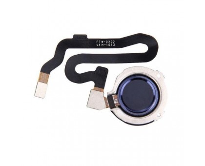 Шлейф Honor 8 с сканером отпечатка пальца синего цвета