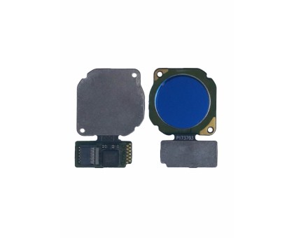 Шлейф Honor 8A/Y6 2019 с сканером отпечатка пальца синего цвета