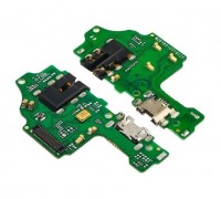 Шлейф Honor 8X с разъемом зарядки с разъемом наушников с микрофоном плата зарядки micro USB