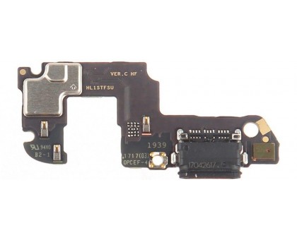 Шлейф Honor 9 с разъемом зарядки с микрофоном плата зарядки тип-C с микросхемой оригинал