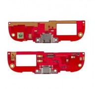 Шлейф HTC 608t Desire с разъемом зарядки с микрофоном плата зарядки