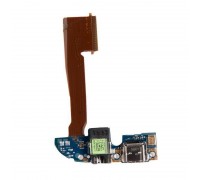 Шлейф HTC One M8 /M8s с разъемом зарядки с разъемом наушников с микрофоном 16 ГБ версия (на один разъем антенны)