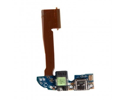 Шлейф HTC One M8 /M8s с разъемом зарядки с разъемом наушников с микрофоном 16 ГБ версия (на один разъем антенны)