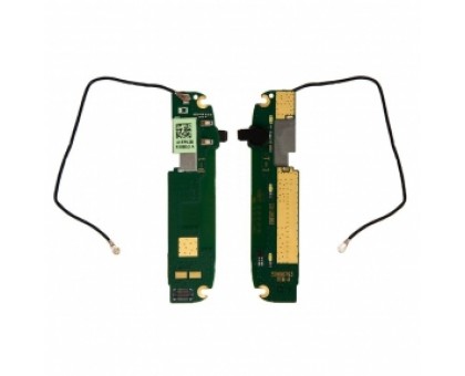 Шлейф HTC T328w Desire V с микрофоном с подсветкой кнопок