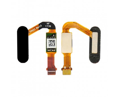 Шлейф Huawei Mate 10 (ALP-L09/ALP-L29)/Honor V10/P20/P20 Pro/Nova 2s с сканером отпечатка пальца черного цвета