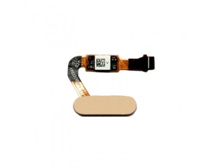 Шлейф Huawei Mate 10 (ALP-L09/ALP-L29)/Honor V10/P20/P20 Pro/Nova 2s с сканером отпечатка пальца золотистого цвета