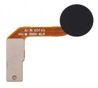 Шлейф Huawei Mate 20 HMA-L09/HMA-L29 с сканером отпечатка пальца черного цвета