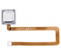 Шлейф Huawei Mate 7 Ascend с сканером отпечатка пальца серебристого цвета