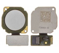 Шлейф Huawei Nova 2 (PIC-L29) 2017 с сканером отпечатка пальца серебристого цвета