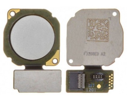 Шлейф Huawei Nova 2 (PIC-L29) 2017 с сканером отпечатка пальца серебристого цвета