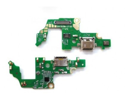 Шлейф Huawei Nova 2 Plus (BAC-L21) 2017 с разъемом зарядки с микрофоном плата зарядки тип-C