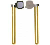 Шлейф Huawei Nova (CAN-L01/CAN-L11) с сканером отпечатка пальца серебристого цвета