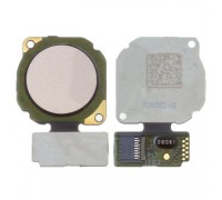 Шлейф Huawei Nova Lite 2017 (SLA-L22)/Y6 Pro 2017 (SLA-L02/SLA-L03/SLA-L22)/P9 Lite mini с сканером отпечатка пальца серебристого цвета