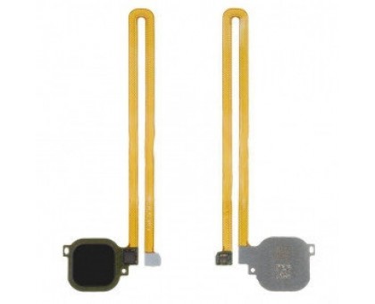 Шлейф Huawei Nova Plus (MLA-L01/MLA-L11) с сканером отпечатка пальца черного цвета