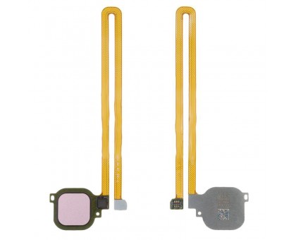 Шлейф Huawei Nova Plus (MLA-L01/MLA-L11) с сканером отпечатка пальца розового цвета