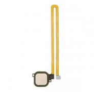 Шлейф Huawei Nova Plus (MLA-L01/MLA-L11) с сканером отпечатка пальца золотистого цвета