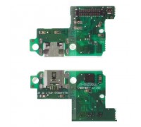 Шлейф Huawei P10 Lite (WAS-L21) с разъемом зарядки с микрофоном плата зарядки