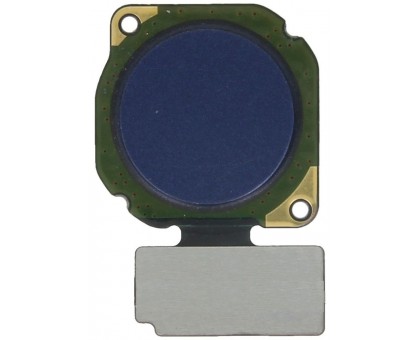 Шлейф Huawei P20 Lite Dual Sim (ANE-L21)/Nova 3e/P Smart Plus (INE-LX1) с сканером отпечатка пальца синего цвета