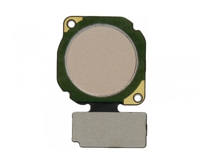 Шлейф Huawei P20 Lite Dual Sim (ANE-L21)/Nova 3e/P Smart Plus (INE-LX1) с сканером отпечатка пальца золотистого цвета