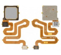Шлейф Huawei P9 (EVA-L09/EVA-L19)/P9 Lite (VNS-L21/VNS-L31) с сканером отпечатка пальца серебристого цвета Mystic Silver
