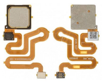 Шлейф Huawei P9 (EVA-L09/EVA-L19)/P9 Lite (VNS-L21/VNS-L31) с сканером отпечатка пальца золотистого цвета
