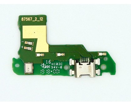 Шлейф Huawei Y6 2018 (ATU-L21/ATU-L22)/Y6 Prime 2018 (ATU-L31/ATU-L42)/Honor 7A 5.7" с разъемом зарядки с микрофоном с микросхемой оригинал