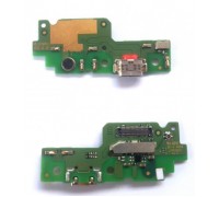 Шлейф Huawei Y6 II (CAM-L21) с разъемом зарядки с микрофоном плата зарядки micro USB