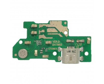 Шлейф Huawei Y7 2017 (TRT-L21)/Y7 Prime 2017 (TRT-L21A)/Nova Lite Plus/Enjoy 7 Plus с разъемом зарядки micro USB с микрофоном плата зарядки оригинал
