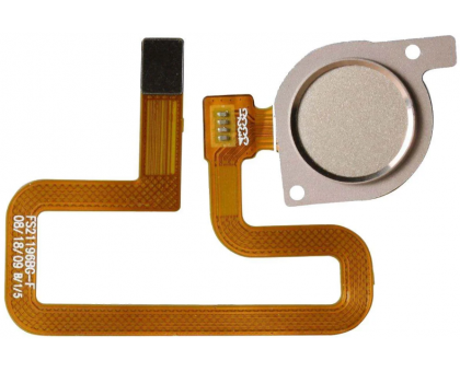 Шлейф Huawei Y7 2018/Y7 Prime 2018 с сканером отпечатка пальца золотистого цвета