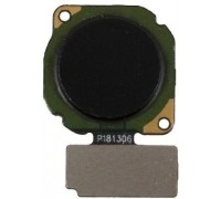 Шлейф Huawei Y9 2018 (FLA-LX1)/Enjoy 8 Plus с сканером отпечатка пальца черного цвета