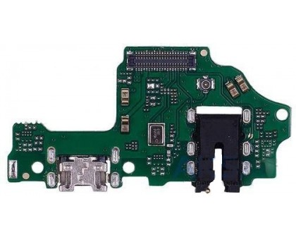 Шлейф Huawei Y9 2019 (JKM-L23/JKM-LX3) с разъемом зарядки micro USB с разъемом наушников с микрофоном плата зарядки
