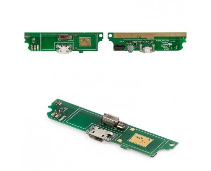 Шлейф Lenovo A516 с разъемом зарядки с микрофоном с виброзвонком плата зарядки