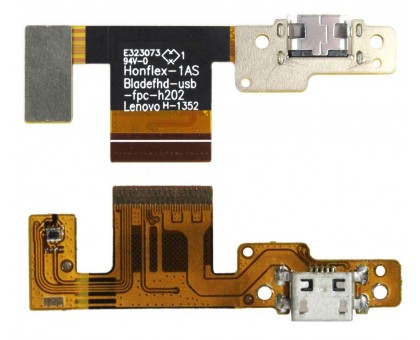 Шлейф Lenovo B8080 Yoga Tablet 10 HD Plus с разъемом зарядки
