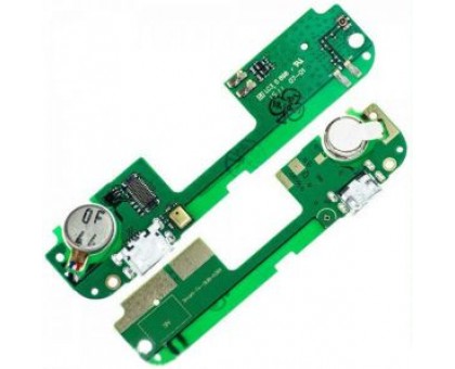 Шлейф Lenovo S8 S898T/S898T Plus с разъемом зарядки с микрофоном с виброзвонком плата зарядки