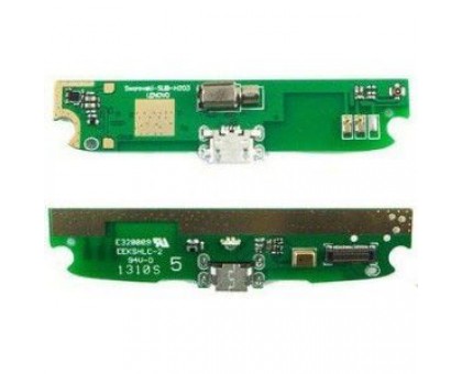 Шлейф Lenovo S820 с разъемом зарядки с микрофоном с виброзвонком плата зарядки