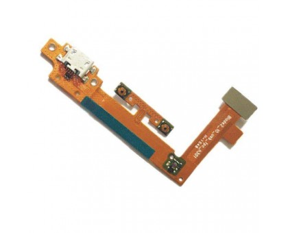 Шлейф Lenovo Yoga Tablet 2 1050/1051 10.1' с разъемом зарядки с кнопками регулировки громкости с микрофоном