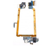 Шлейф LG D802 Optimus G2/D805 с разъемом зарядки с разъемом наушников с микрофоном micro USB