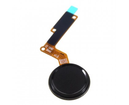 Шлейф LG M250 K10 (2017)/X400/ K20 2019/K20 Plus с кнопкой меню (Home) с сканером отпечатка пальца черного цвета