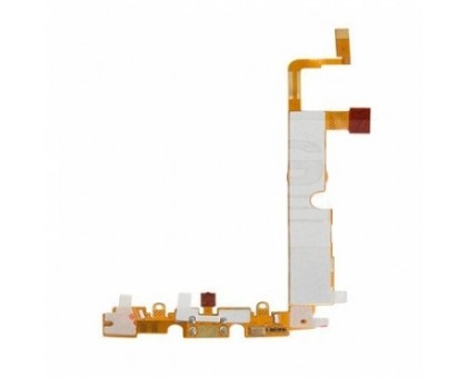 Шлейф LG P715 Optimus L7 II Dual Sim с разъемом зарядки с кнопкой включения с кнопкой меню (Home) с микрофоном