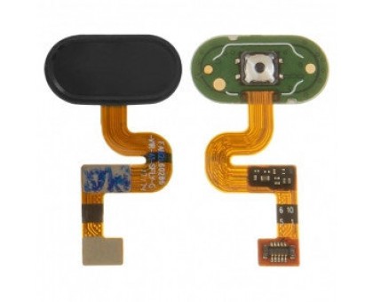 Шлейф Meizu E2 с кнопкой меню Home черного цвета