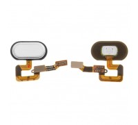 Шлейф Meizu M3 Max с кнопкой меню Home белого цвета