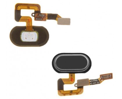 Шлейф Meizu M3 Max с кнопкой меню Home черного цвета